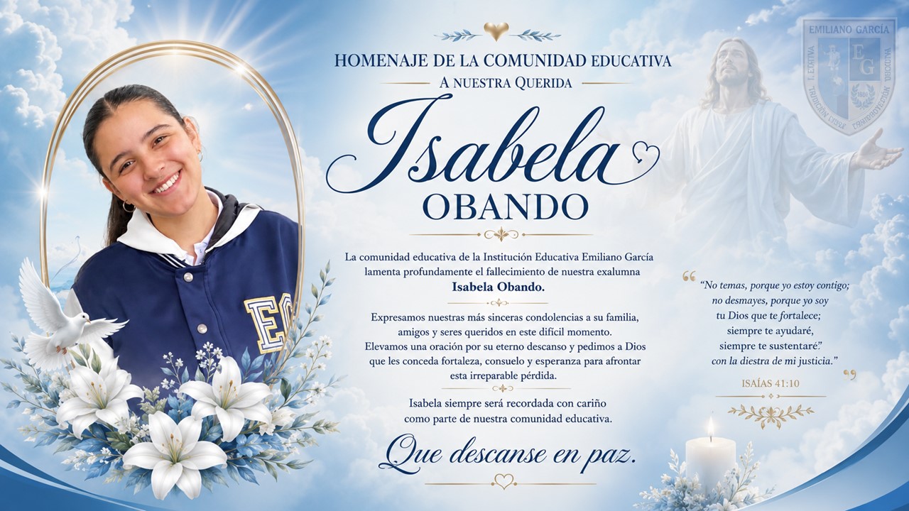 Tu ausencia física no apaga el brillo de tu alma en nuestros corazones